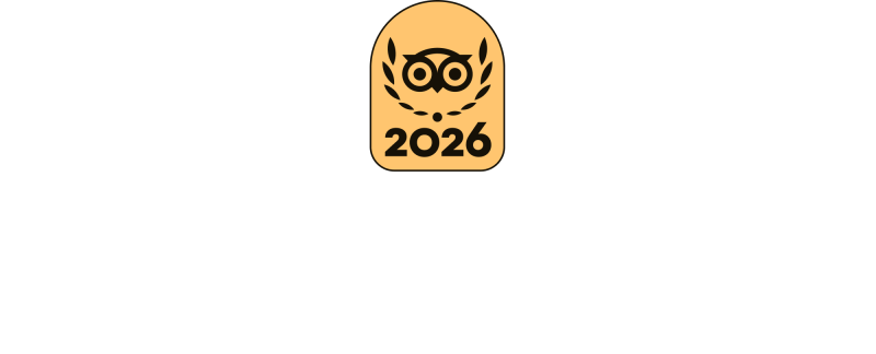Yellow badge with owl logo and 2026 text.